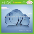 Fantastic round crystal award stand with custom logo design